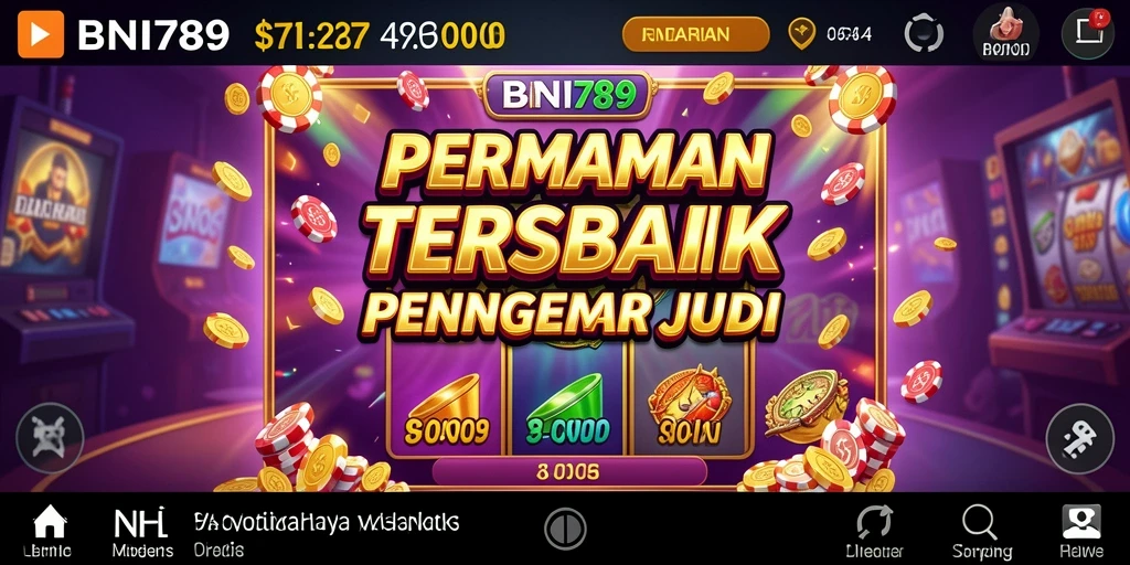 Tampilan menarik gameplay Slot BNI789 dengan tema beragam.