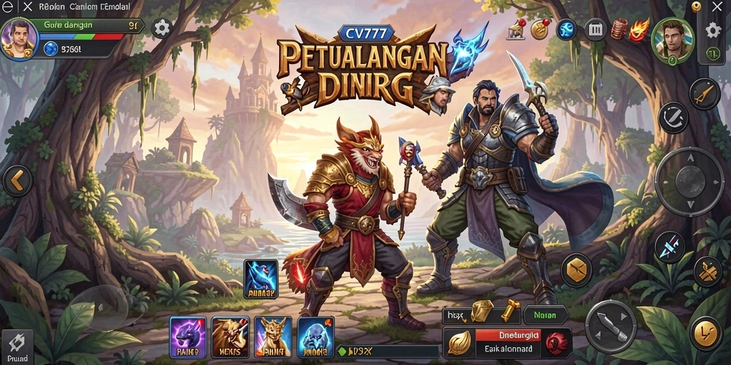 Tangkapan layar gameplay CV777 menampilkan aksi seru dalam dunia RPG yang menarik.