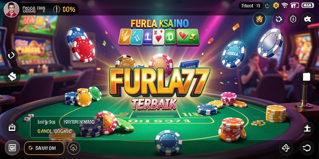 Screenshot gameplay FURLA77 menampilkan serunya bermain kasino.