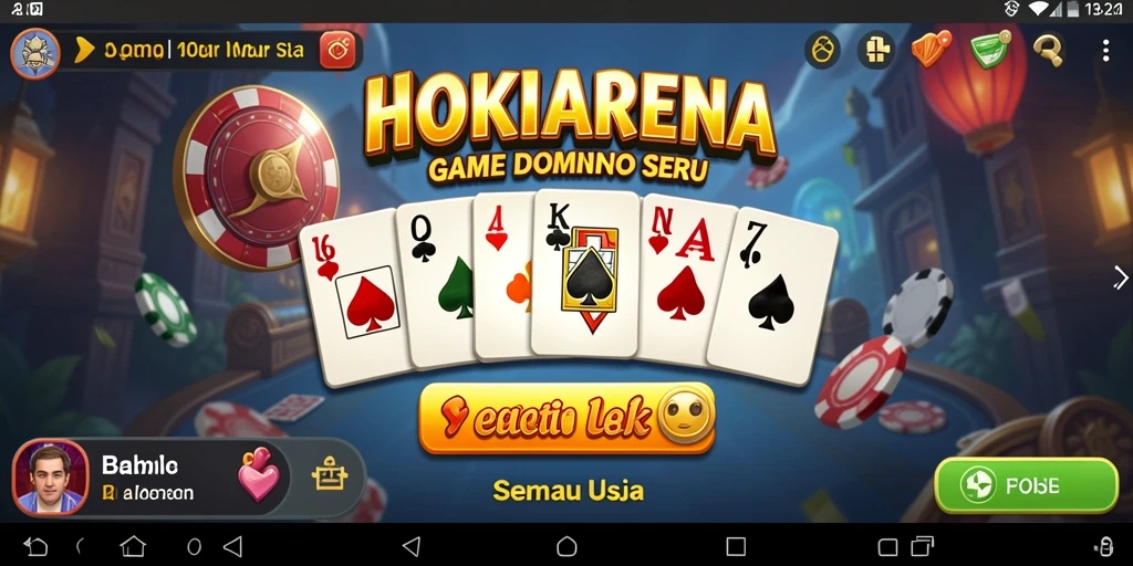 Tampilan gameplay HOKIARENA yang penuh aksi dan seru.