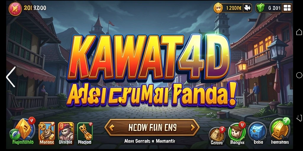 Tampilan gameplay seru KAWAT4D yang penuh aksi.