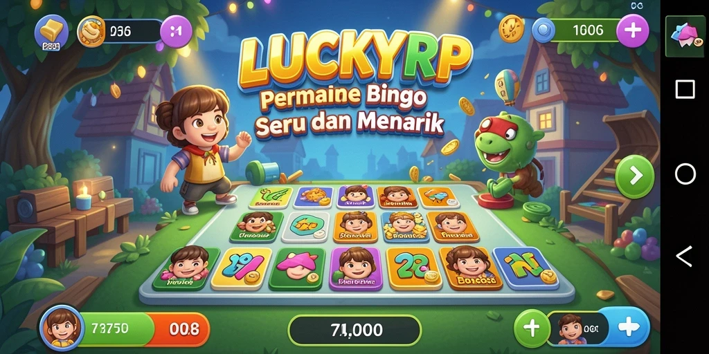 Gameplay Bingo yang mendebarkan dalam LUCKYRP.