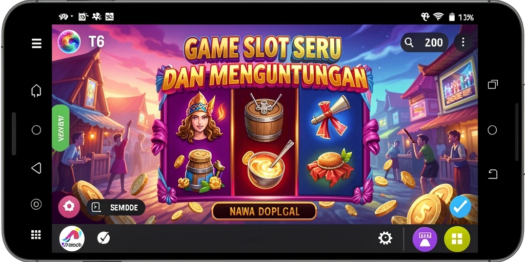 Gambar menampilkan gameplay menarik dari slot T6.