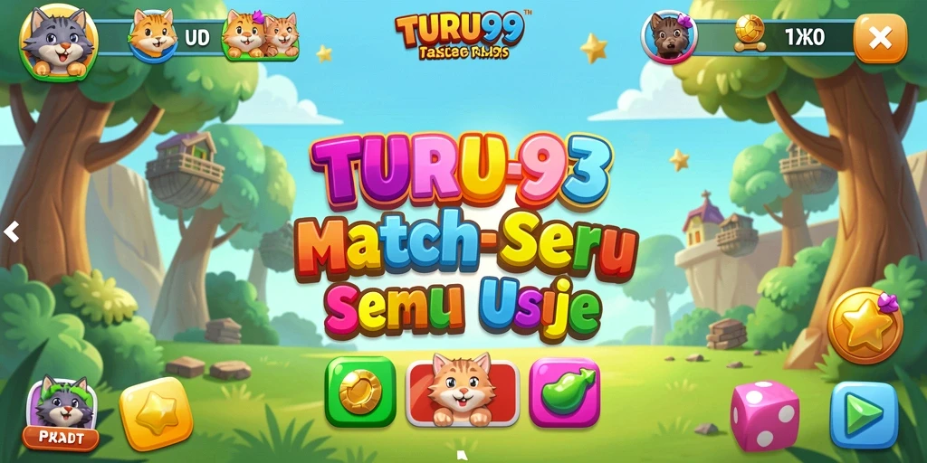 Tampilan permainan TURU99 dengan grafik yang cerah dan interaktif.